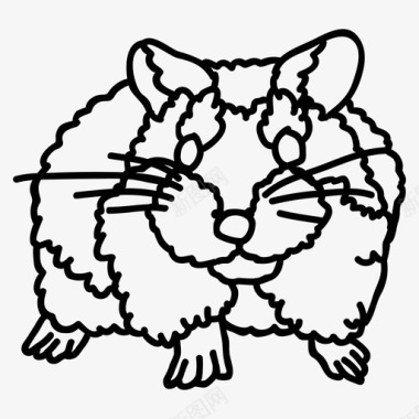 老鼠仓鼠动物宠物图标