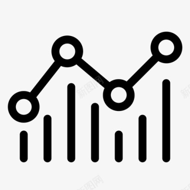 一卷分析数字营销图标