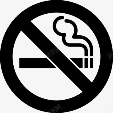 禁止抽烟图标