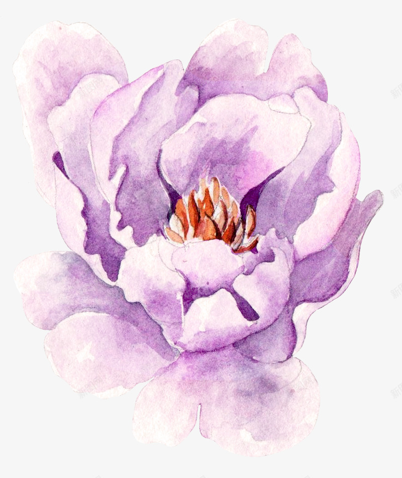 花唯美手绘插画半成品png免抠素材_88icon https://88icon.com 唯美 手绘 插画 半成品