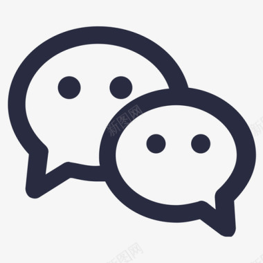 微信qq微信图标