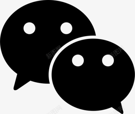 微信qq微信图标