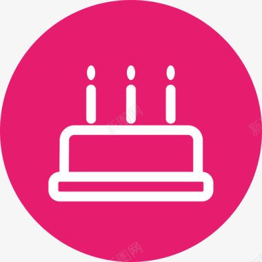 生日生日蛋糕会员生日图标