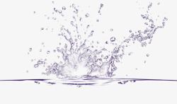 水花水的运动飞溅溅起液体晶莹剔透广告图透明设计解暑冰爽滴落库素材