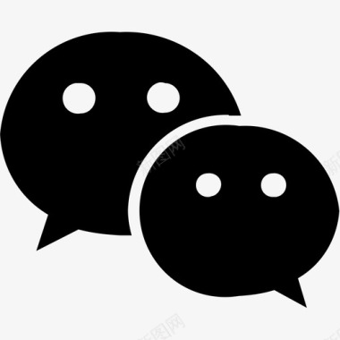 微信qq微信图标