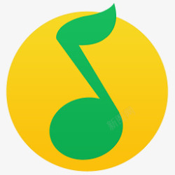 qq音乐app音乐logo图标蒜头少女素材