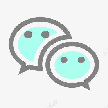 微信qq微信图标