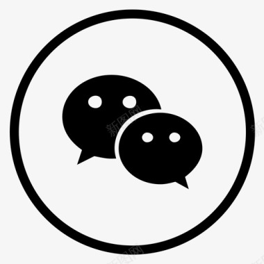 微信qq微信图标