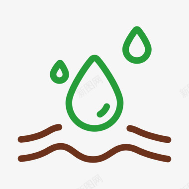 党徽标志素材土壤水分图标