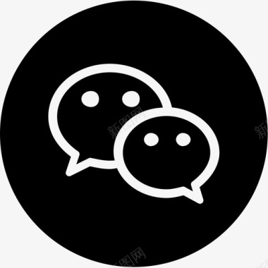 微信qq微信图标