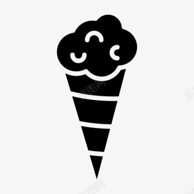 蛋卷冰淇淋蛋卷图标
