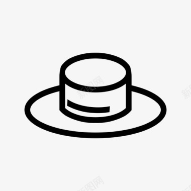 帽子帽子时装头饰图标