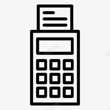 刷卡机atm信用卡图标