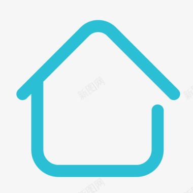简约房子home图标