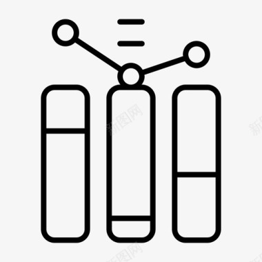 圆环信息图表关键词条形图图表图标