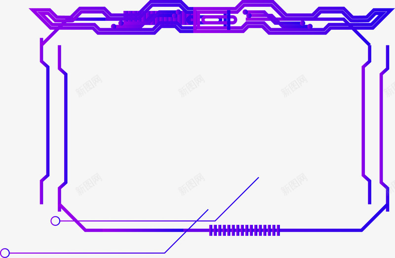 人工智能科技框png免抠素材_88icon https://88icon.com 人工智能 科技