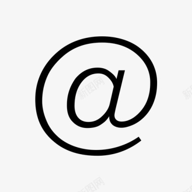 线性图标坐标atoutline图标