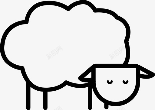羊羊棉花吃图标