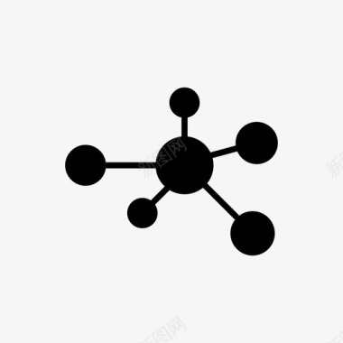 分子原子dna图标