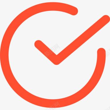 公共交通标识勾选图标