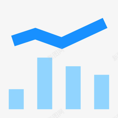 柔软可折chart折柱混搭图标