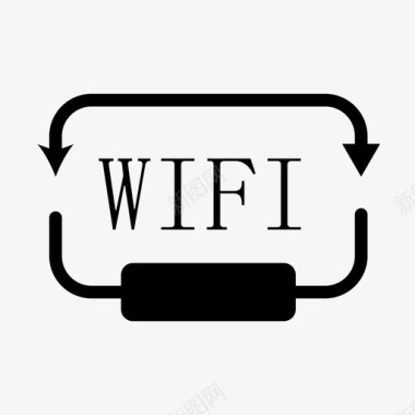 棕色围栏wifi围栏图标