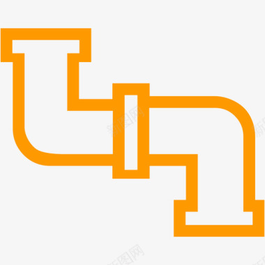 公共交通标识管道图标