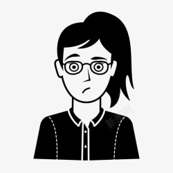 困惑的女孩困惑的女人悲伤惊讶高清图片