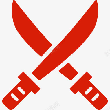党徽标志素材十字剑图标
