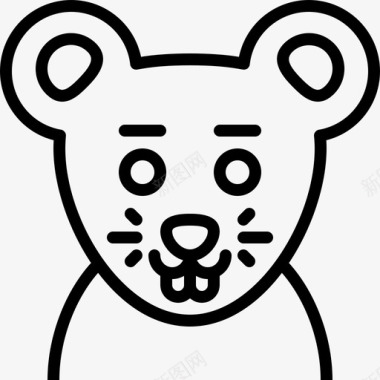 老鼠老鼠动物图标