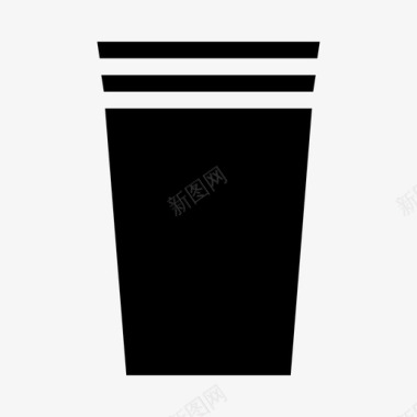 塑料杯杯子饮料图标