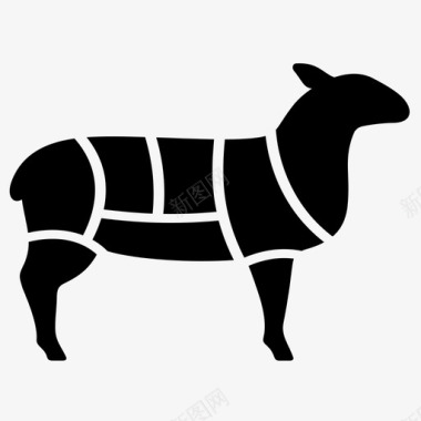 羊羔肉肉家禽图标