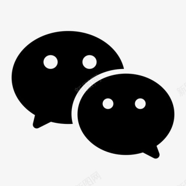 微信qq微信copy图标