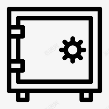 储物柜储物柜安全金钱安全金钱安全箱图标