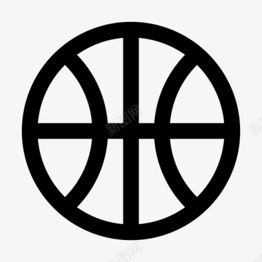 人物篮球篮球比赛运动图标