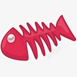 塑料鱼和鱼骨图标图标png免抠素材_88icon https://88icon.com 图标 塑料 鱼骨