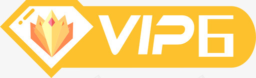 高档VIP背景创享至尊vip6图标