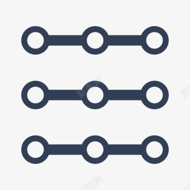 线性图标坐标路线03图标