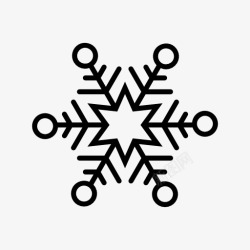雪花图标iconcomWebUI素材
