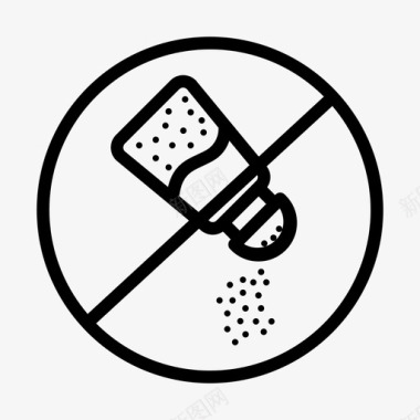 无盐瓜籽无盐食品保健图标