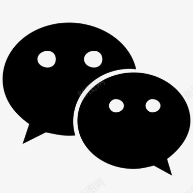 微信qq微信图标