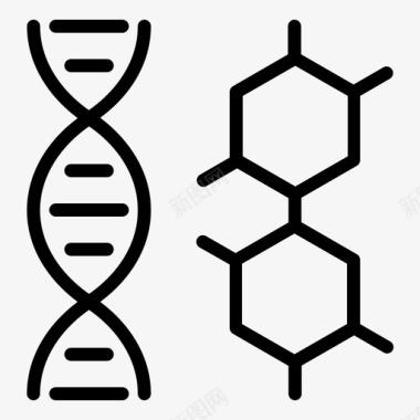 DNA封面dna生物学教育图标