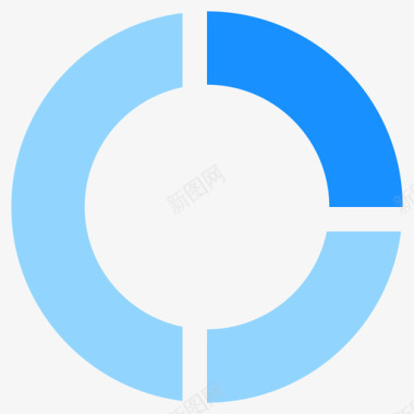 扁平化环形图chart环形图图标