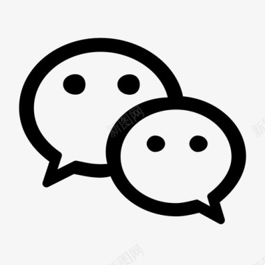 微信qq微信图标