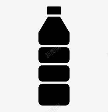水瓶水瓶塑料塑料瓶图标
