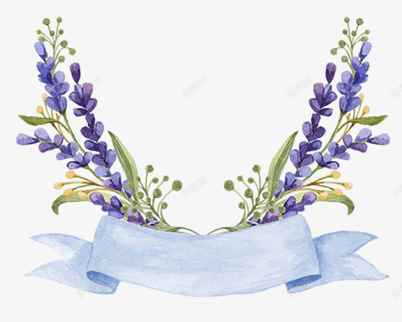 薰衣草干花png免抠素材_88icon https://88icon.com 薰衣草 干花