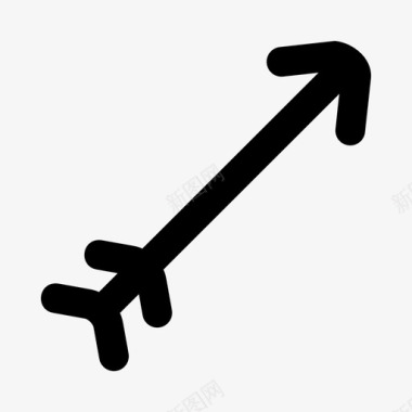 丘比特弓箭箭弓箭手弓图标