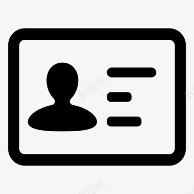 线性图标坐标iconshenfenzheng图标