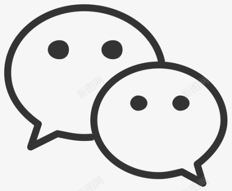 微信qq微信图标