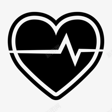 心脏监护仪心脏监护仪护理心电图图标